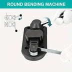 Ring Bender Bending Machine Kit Multi-Functional Metal Ring Bending Machine for Gold Silver and Copper Jewelry Making Tools