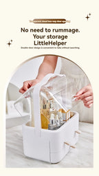 Cosmetic Storage Box Internet Celebrity Dust-Proof Cosmetic Storage Rack Desktop Skin Care Products Lipstick Dressing Table