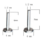 ASTM F136 Titanium PIERC Sphere Lip Stud Opal Paved Top Labret Ear Cartilage Tragus Helix Piercing Ear Studs Snugs Body Jewelry