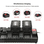 Four Port Battery Charger 3a Charging Current Replacement Batterys Chargers