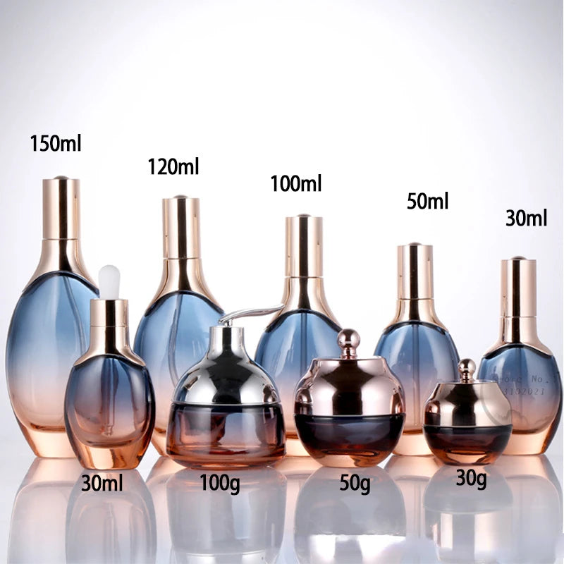 High-grade Cosmetics Packaging Lotion Bottle Spray bottle Face / Eye Cream Jar Travel Set Refillable bottle Container