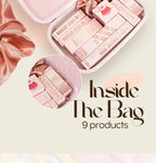 Makeup Kit With Organize Case Lipstick Contour Highlight Liquid Eyeshadow Lip Mud Eyebrow Pencil Mascara Women Cosmetics Set