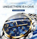 BINBOND 2pcs/Set Couple Watches Fashion Casual Men Ladies for Quartz Watch Lover Waterproof Stainless Steel Watch Valentine Gift