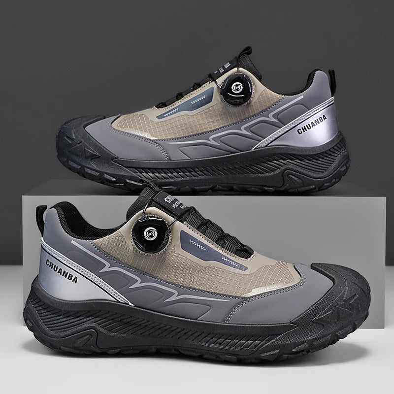 2025 new men's shoes work sports shoes fashionable casual shoes comfortable multi-functional low top shoes outdoor hiking shoes