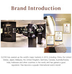 OLEVS 5872 Woman Watches Imported Japan Quartz Movement Waterproof Watch for Women Elegant Ceramic Strap Ladies Wristwatch Gifts