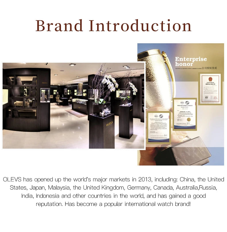 OLEVS 5872 Woman Watches Imported Japan Quartz Movement Waterproof Watch for Women Elegant Ceramic Strap Ladies Wristwatch Gifts