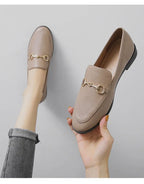 Womens Shoes Flats Loafers Ladies Fashion Leather Brand Sneakers Womens Designer Flat Ladies Shoes Woman Luxury Female Footwear
