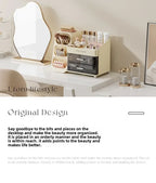 Cosmetics Storage Box Household Dressing Table Advanced Sense Large Capacity Lipstick Skin Care Compartment Shelf