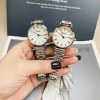 Women's watch simple thin light luxury temperament steel belt famous brand mysterious gift series