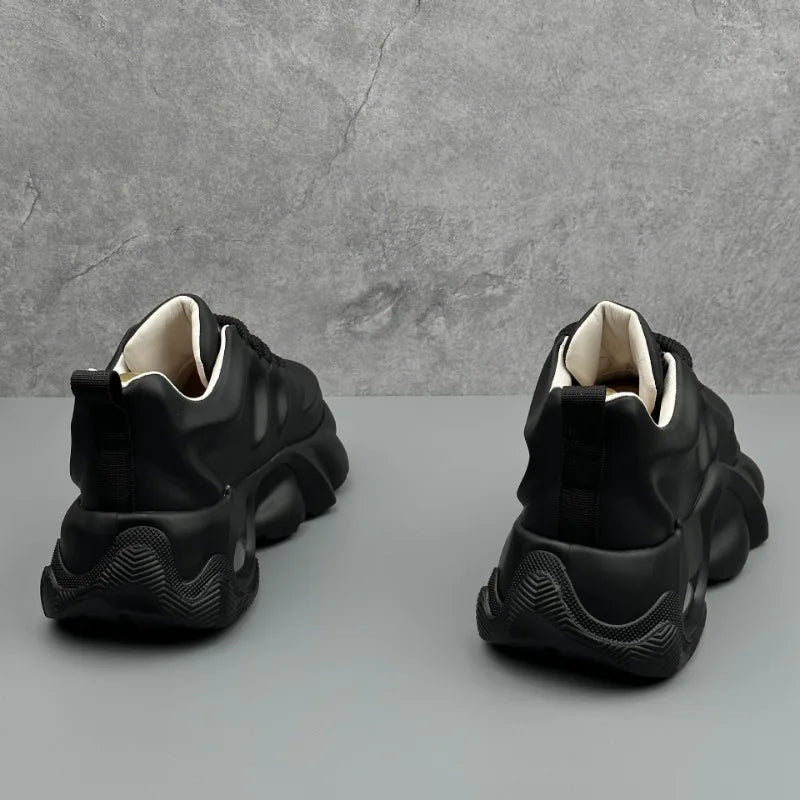 Men Shoes Designer Luxury Casual Sneakers Breathable Platform Shoes for Men Fashion Height Increasing Comfortable Non-slip Shoes