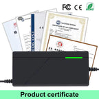 36V 48V 60V 72V Charger 2A 5A 10S 13S 16S 20S Lithium-ion Battery Charger 42V 54.6V 67.2V 84V Intelligent Smart Charging EU Plug