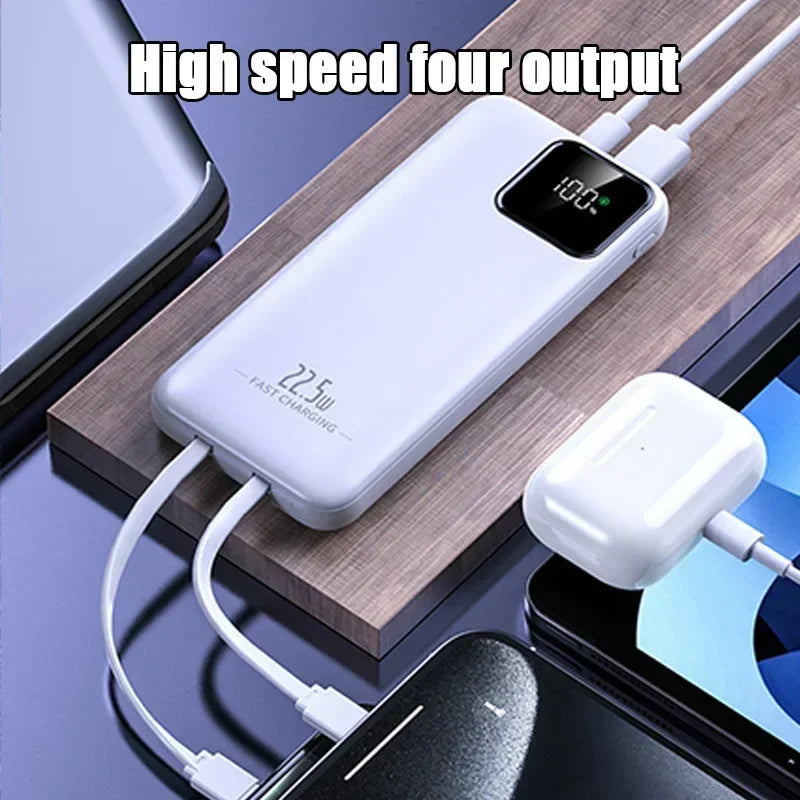 20000mAh Power Bank External Battery 22.5W Fast Charging Portable Charger for IPhone Xiaomi Huawei Poco Powerbank 2025 New