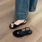 Flats Women's Sandals Casual Cozy Shoes Fashion Dress Summer Slippers 2025 Woman Beach Slides Walking New Sandalias De Mujer