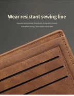 New Business Men Wallets Small Money Purses Wallets New Design Dollar Price Top Men Thin Wallet with Coin Bag Zipper Wallet