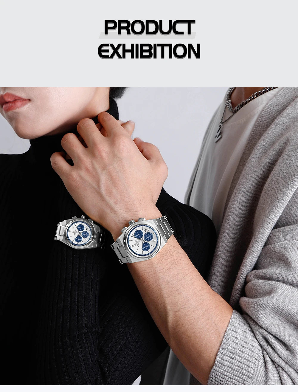 NAVIFORCE Luxury Couple Watches Set - Men's And Women's Fashion Quartz Wristwatches Waterproof Stainless Steel 2025 New Arrival