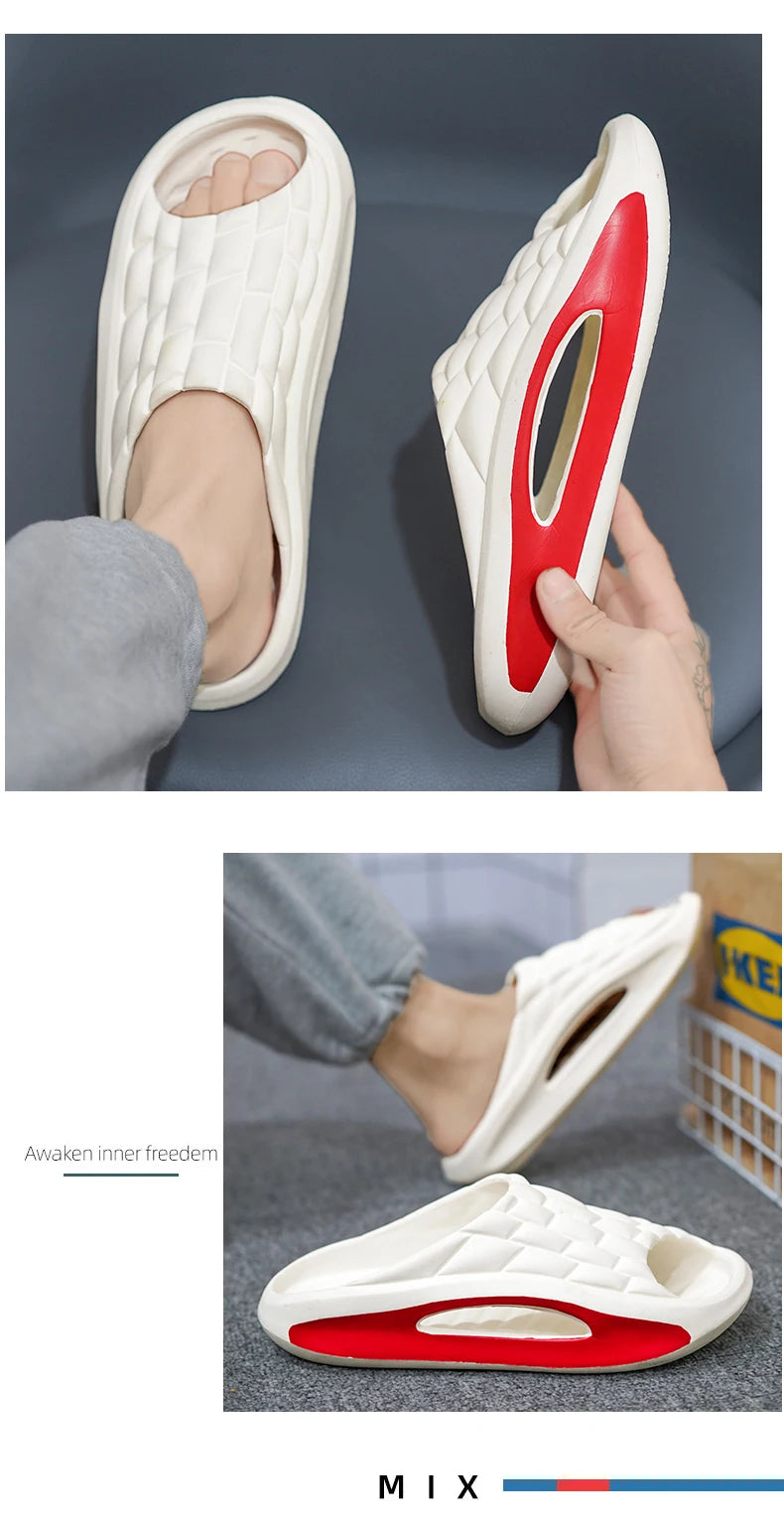 Men's and Women's Slippers Are Lightweight Soft Soled Comfortable for Indoor and Outdoor Wear and Fashionable