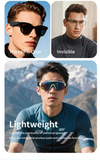 External Earphones For Your Glasses Wireless 5.3 HIFI Music Headphone Control Noise Portable Wireless Headsets Long Battery Life