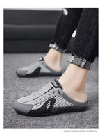 Summer Men's Half Slippers Trendy New Casual Shoe Light Walking Flats for Men Non Slip Sneaker Hot Sale Man Shoes Zapatos Hombre