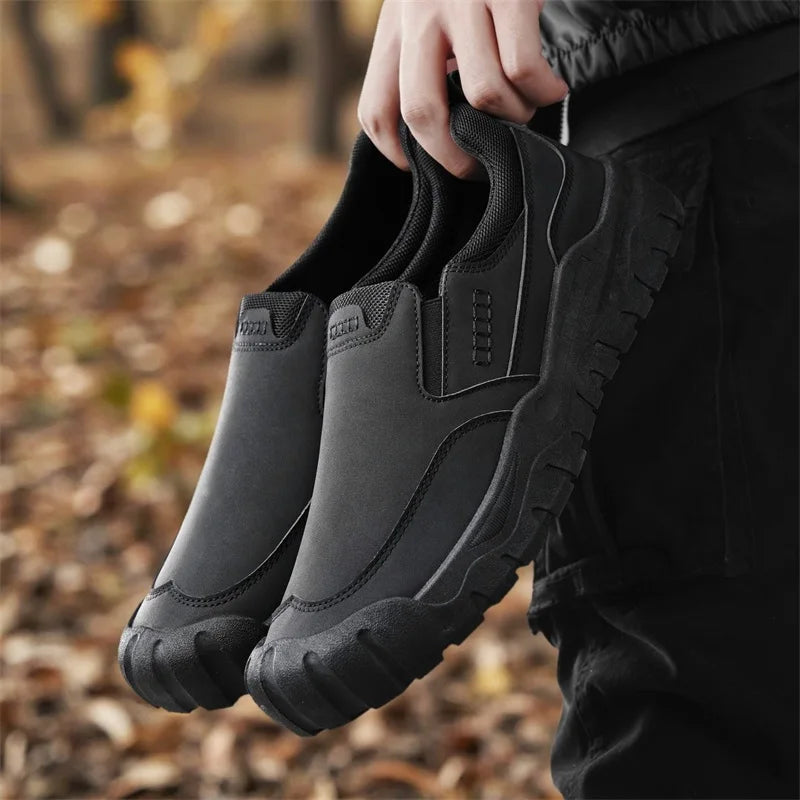 Men's shoes for work, leisure, and outdoor activities in spring and autumn, convenient to step on, suitable for sports and work