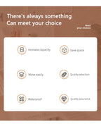 Wooden cosmetics rotating storage rack, can hold small items and cosmetics, suitable for bedrooms, dressing tables,and bathrooms