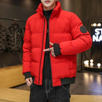 Winter Man Jackets Cotton-padded Parkas Puffer Jacket Men Warm Coats Thick Fashion Casual Outwear Streetwear Men's Clothing Top