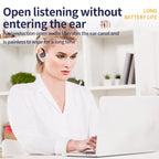 Wireless Handsfree Headset, LED Display Wireless Open Ear Headphones, HIFI Sound, Noise Reduction And 180 Degree Rotation