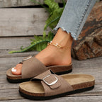 Womens Slippers 2024 European American Summer Non Slip Needle Buckle Flip Flops Big Size 35-43 Women's Sandals Woman Flat Shoes