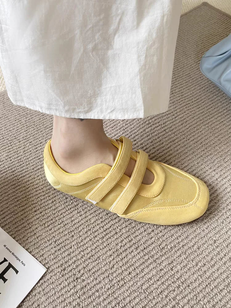 Flats Women's Sports Shoes Fashion Sneakers Casual Shallow Loafers Shoes Walking Ballet Shoes Trend Cozy Zapatillas De Mujer