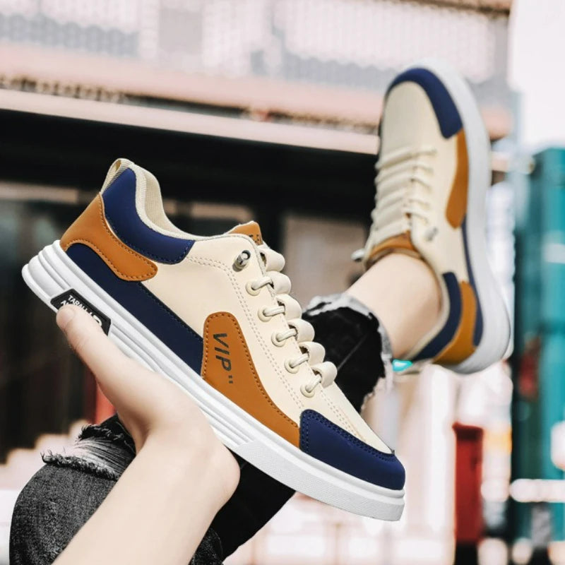 Men's Shoes Outdoor Sneakers Low Top Leather Male Loafers Trend Comfortable Running Shoes High Quality Slip on Men Casual Shoes