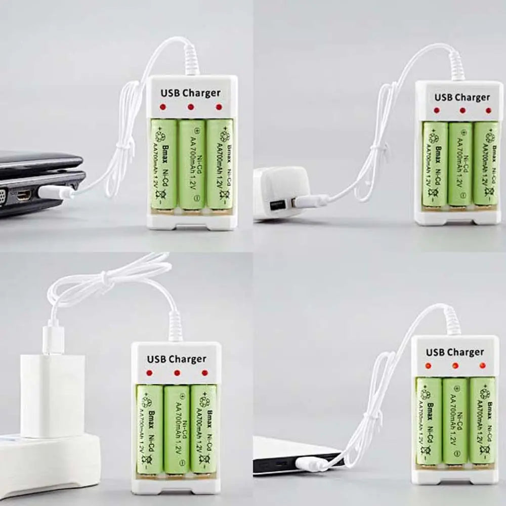 Dock Rechargeable Auto Stop Charger Batteries USB Charger Battery Charger Battery Charging Station Lithium Battery Charger