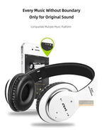Handsfree Wireless Headphones Noise Canceling Headphone memory Card Earphone P47 headset Bluetooth Head Phone for iPhone Huawei