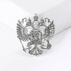 Beaut&Berry Retro Men's Double Headed Eagle Brooch Alloy Animal Pin Fashion Accessory Men's Jewelry Accessories Gift