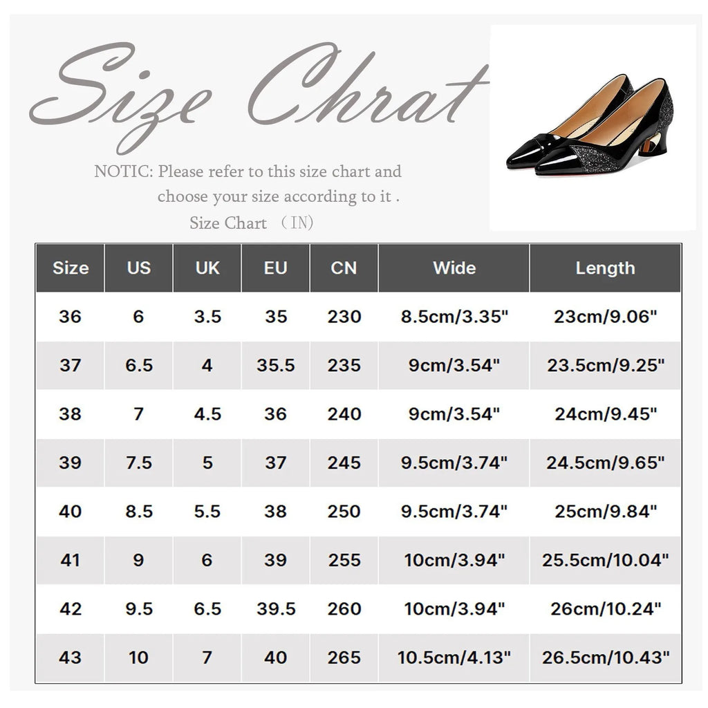 Women'S 4cm High Heels Elegant Fashion Red Pointed Toe Dress Office Shoes Wedding Bridal Loafers Party Shoes
