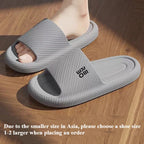 Summer Fashion Slippers Men Shoes Comfortable Slippers For Men Home Flat Sandals Flip Flops Couples Bathroom Indoor Slides