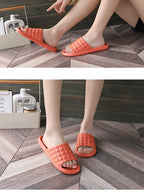 Home Bathroom Slippers Women Fashion Soft Sole EVA Indoor Slides Woman Sandals 2023 Summer Non-slip Woman Man Slippers