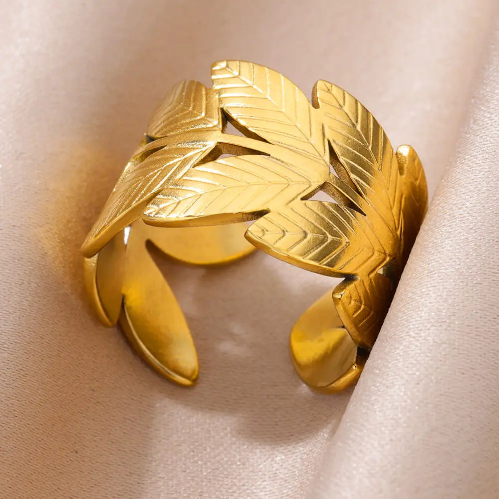 Stainless Steel Rings for Women Adjustable Ring 2024 New in Female Vintage Wedding Aesthetic Jewelry anillos mujer