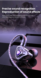 In-Ear Earbuds High Quality Headset 2 Color Optional Built-In Microphone In-Ear Wired Earphone for Phone Computer Headphone