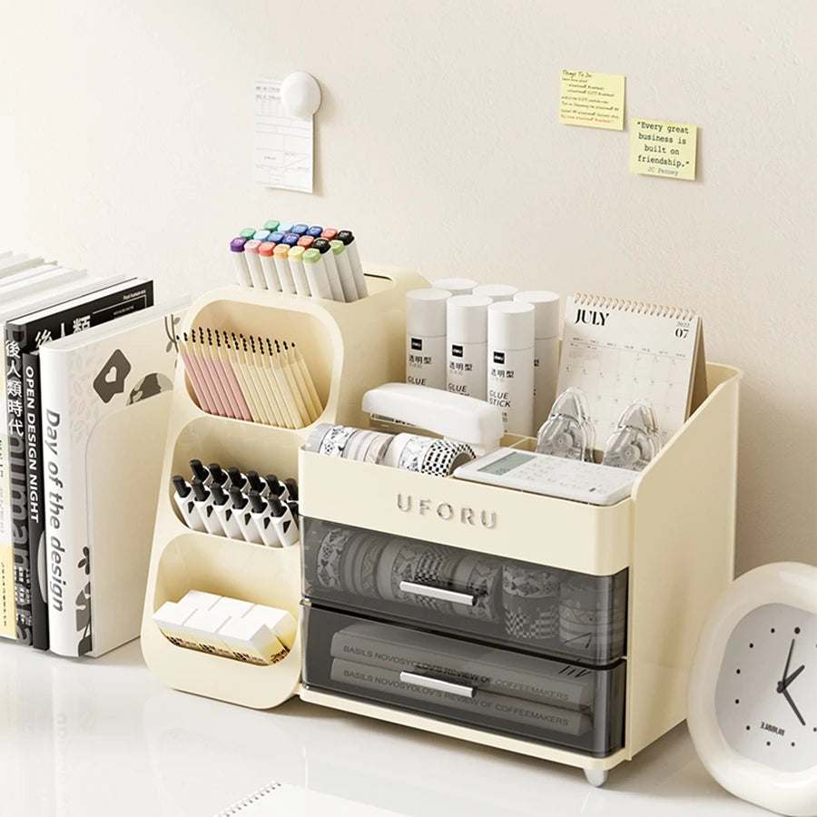 Cosmetics storage box Home dressing table advanced sense large capacity lipstick skin care multifunctional points Shelf