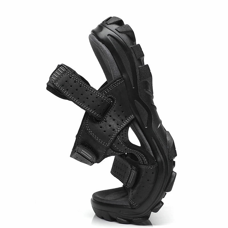 Men's New Fashion Open-Toe Casual Men's Summer Sandals Adjustable Non-Slip Comfortable Soft-Soled Beach Shoes Suitable for All S