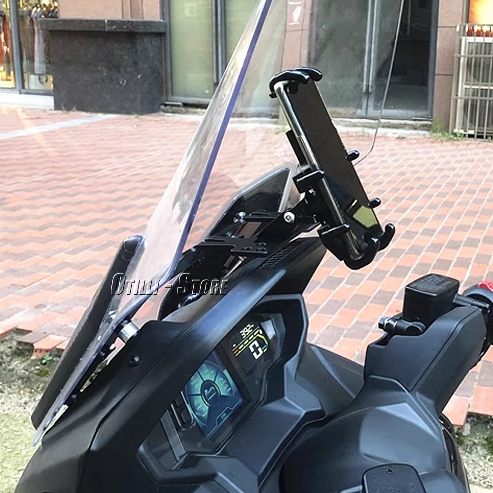 New Motorcycle Accessories For SYM MAXSYM TL 500 TL500 Mobile Phone Navigation GPS Bracket Board Phone Holder Wireless Charging