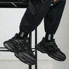 Fashion Shoes For Men White Sneakers Male Platform Walking Shoes Punk Lace Up Outdoor Men’s Outdoor Breathable Sneakers