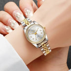 2PCS/Set Couple Watches Luxury Men Business Watch Women Calendar Quartz Wristwatch Reloj Hombre Mujer（Without Box）
