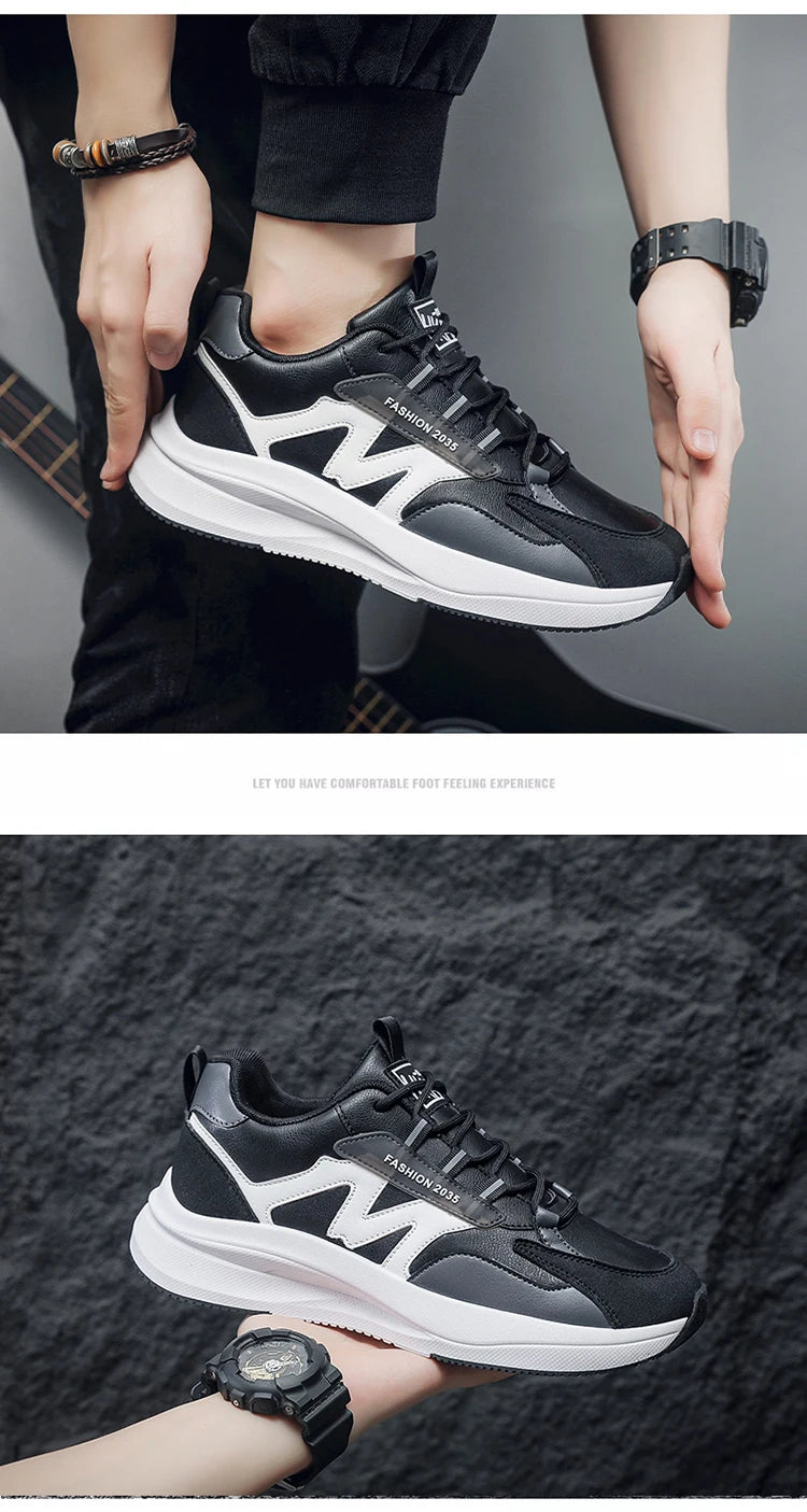 Men's Shoes,Lightweight and Fashionable Sports Shoes with Soft Soles for Casual Wear, Anti-slip and Durable Running Sports Shoes