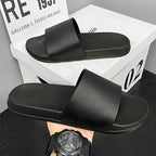 Slippers for Men and Women 2025 New Summer Home Non-Slip Large Size Flip Flops for Men to Wear Simple Casual Beach Sandals