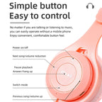 Headphones Kids Wireless Bluetooth Earphones Stereo Foldable Helmets Music Gaming Headsets Over-ear Headphones for Android ios