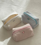 Fashion Makeup Case Elegant Sweet Floral Cosmetic Lipstick Bag Portable Large Capacity Travel Organizer Cosmetic Toiletry Pouch