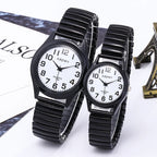 Casual Couple Watches Men Arabic Numerals Fashion Ladies Watch Quartz Wristwatch Pair