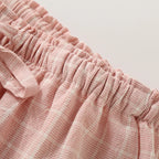 Pajama Pants Women Plaid Cotton Home Trousers Loose Breathable and Soft Straight Leg Trousers Fashionable Sleeping Pants