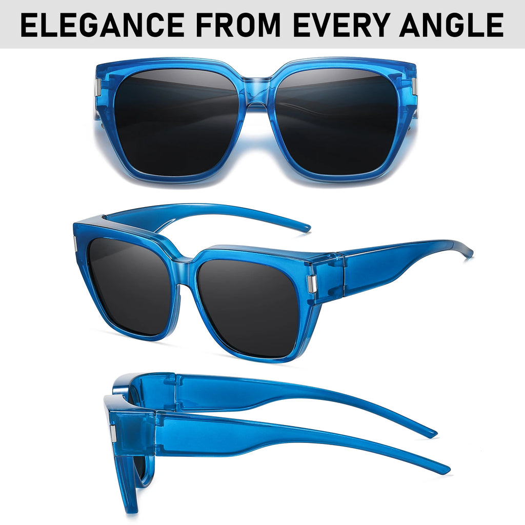 Sunglasses set, anti-glare glasses, polarized sunglasses for myopia, anti-UV sunglasses