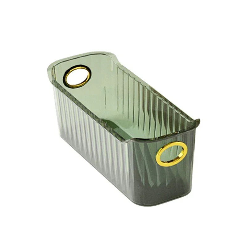 Desktop Cosmetics Storage Box Dust-proof Makeup Organizer Cotton Pads Bathroom Jewelry Container Sundries Drawer